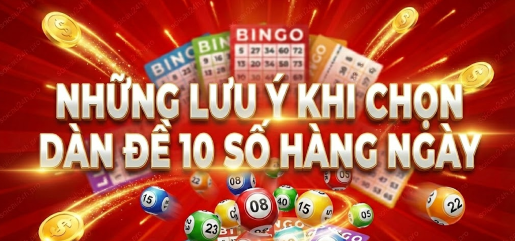 Những Lưu Ý Khi Chọn Dàn Đề 10 Số Hàng Ngày